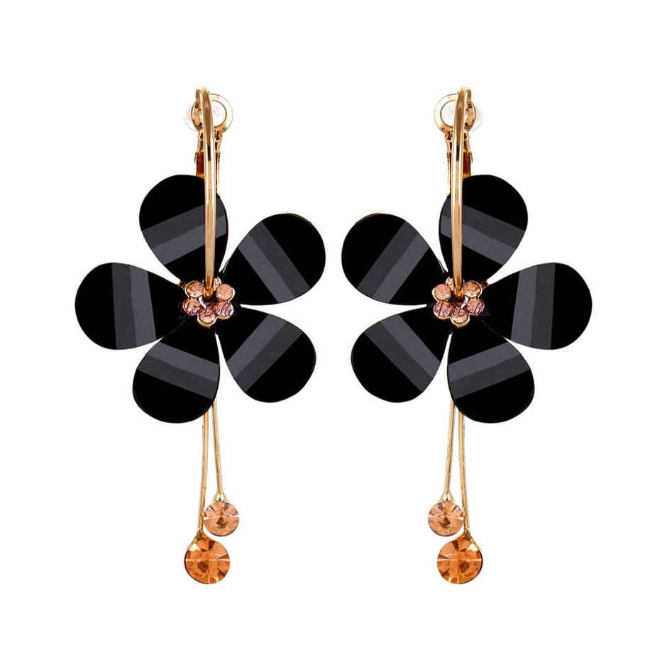 YouBella Stylish Party Wear Jewellery Gold Plated Drop Earrings for Women (YBEAR - 31192)