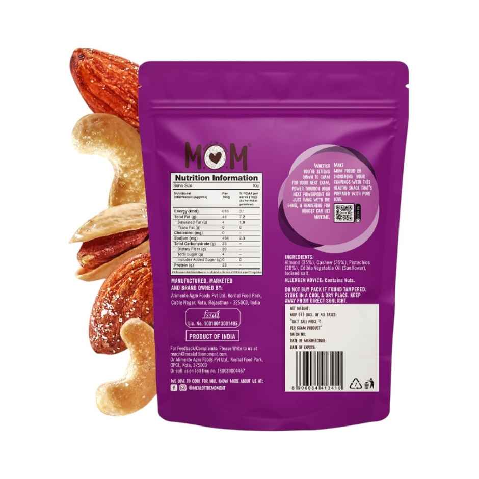 MOM Roasted Cashews, Almonds & Pista Nut Mix