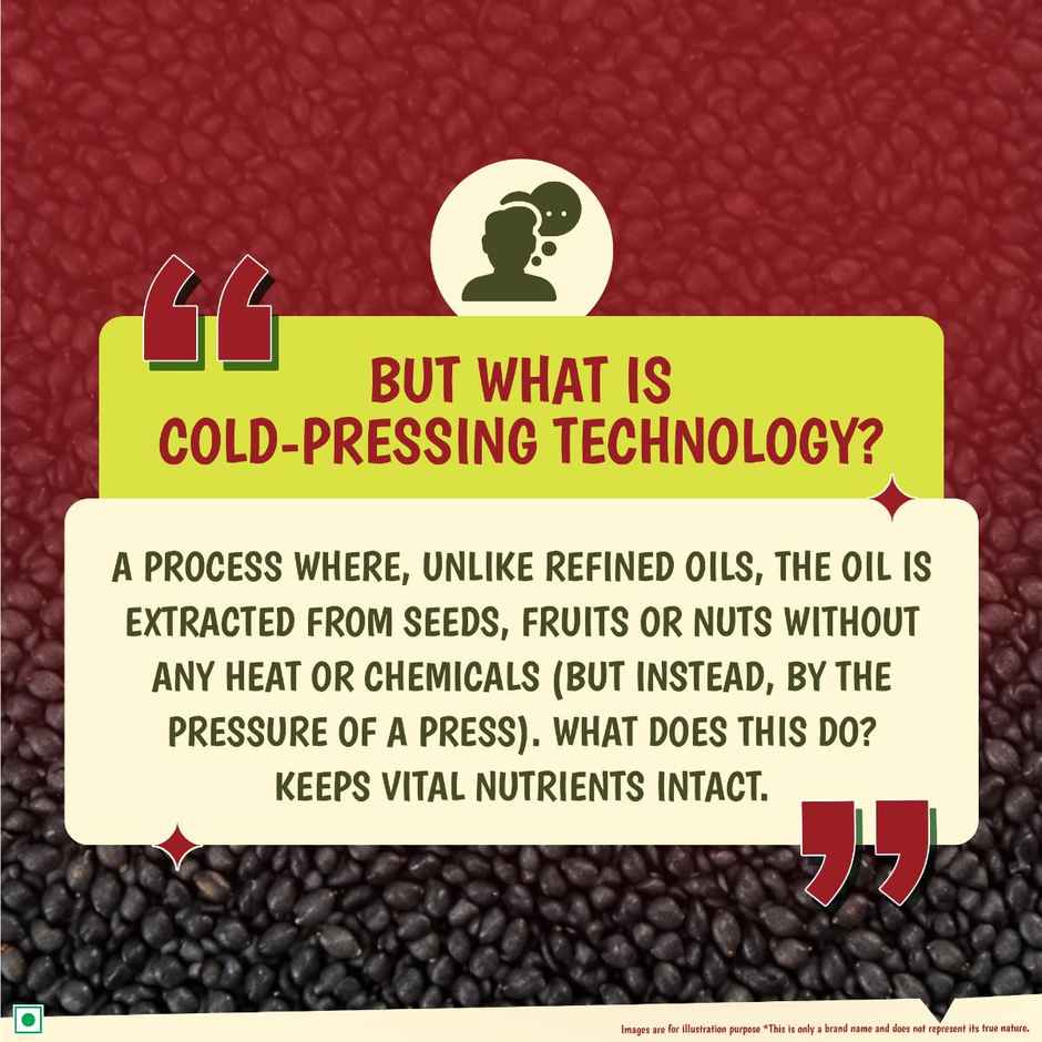 Tata Simply Better Sesame-Gingelly (Til) Cold Pressed Oil | Pure & Unrefined Oil
