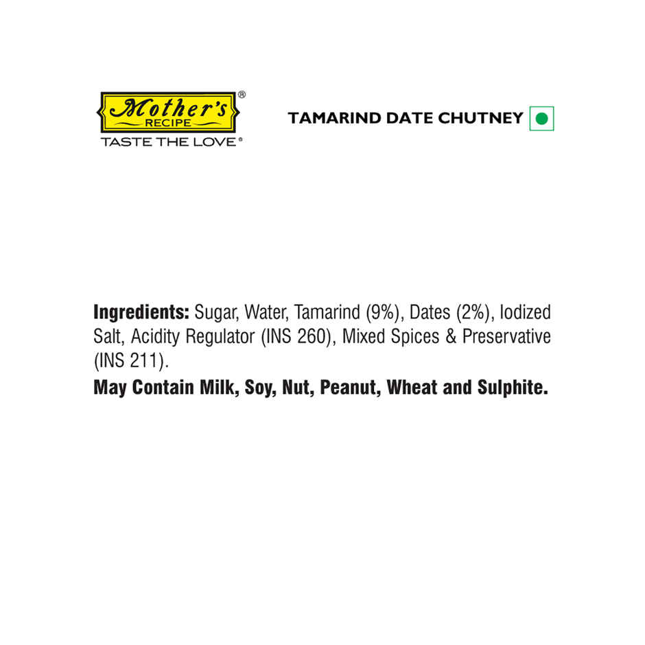 Mother's Recipe Tamrind Date Chutney