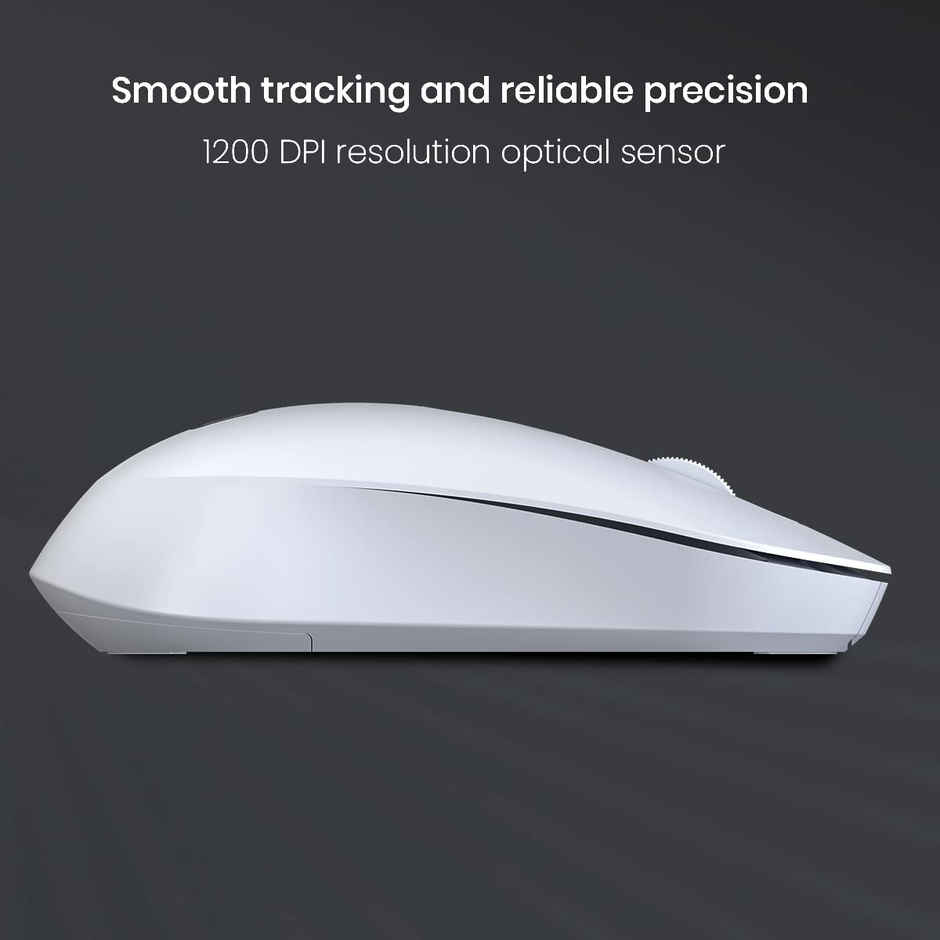 Portronics Toad 13 2.4 GHZ Wireless Mouse White
