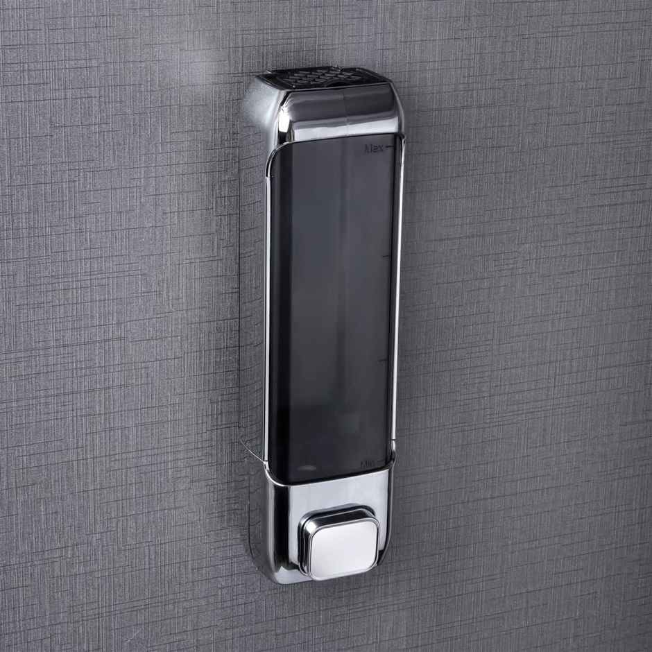 Plantex ABS Plastic Handwash Dispenser for Shampoo Body Lotion - Chrome Finish