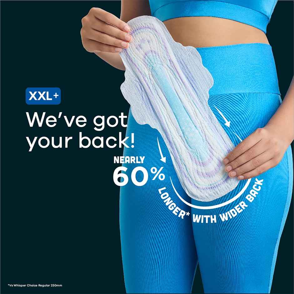 Whisper Bindazzz Nights 16 XXL+ Sanitary Pads