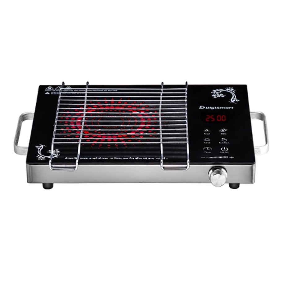 Digismart Emerald Induction 2500 Watts Stove Auto-Off Safety Works - Black