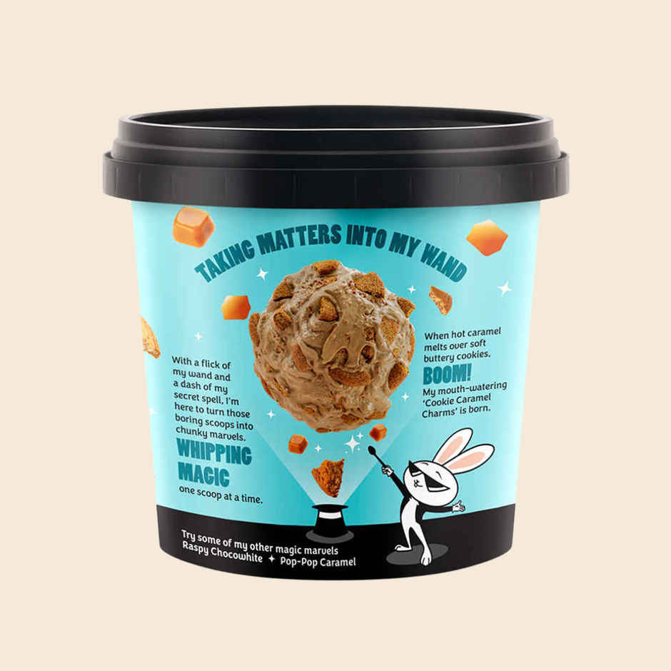 Call Me Chunky Cookie Caramel Charms Ice Cream Mini Tub