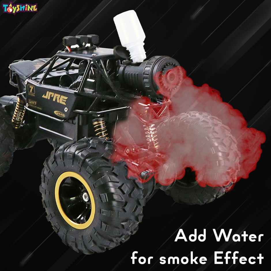 Toyshine 1:16 Scale 2.4Ghz Rechargeable Remote Control 4Wd Alloy Off Road Rock Crawler | Black