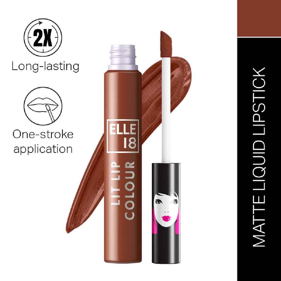 Elle 18 Liquid Lip Color | Nutty Latte | Smooth & Stylish