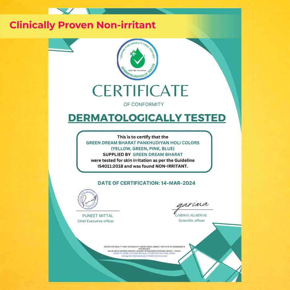 Premium Organic Holi Colour Gift Set | Chandan Tika, Mukhwas & Thandai | Pankhudiyan