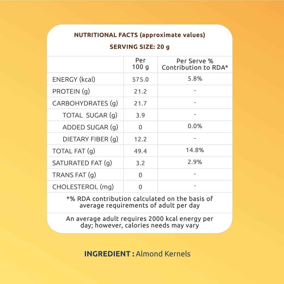 Farmley 100% Natural California Almonds - Badam
