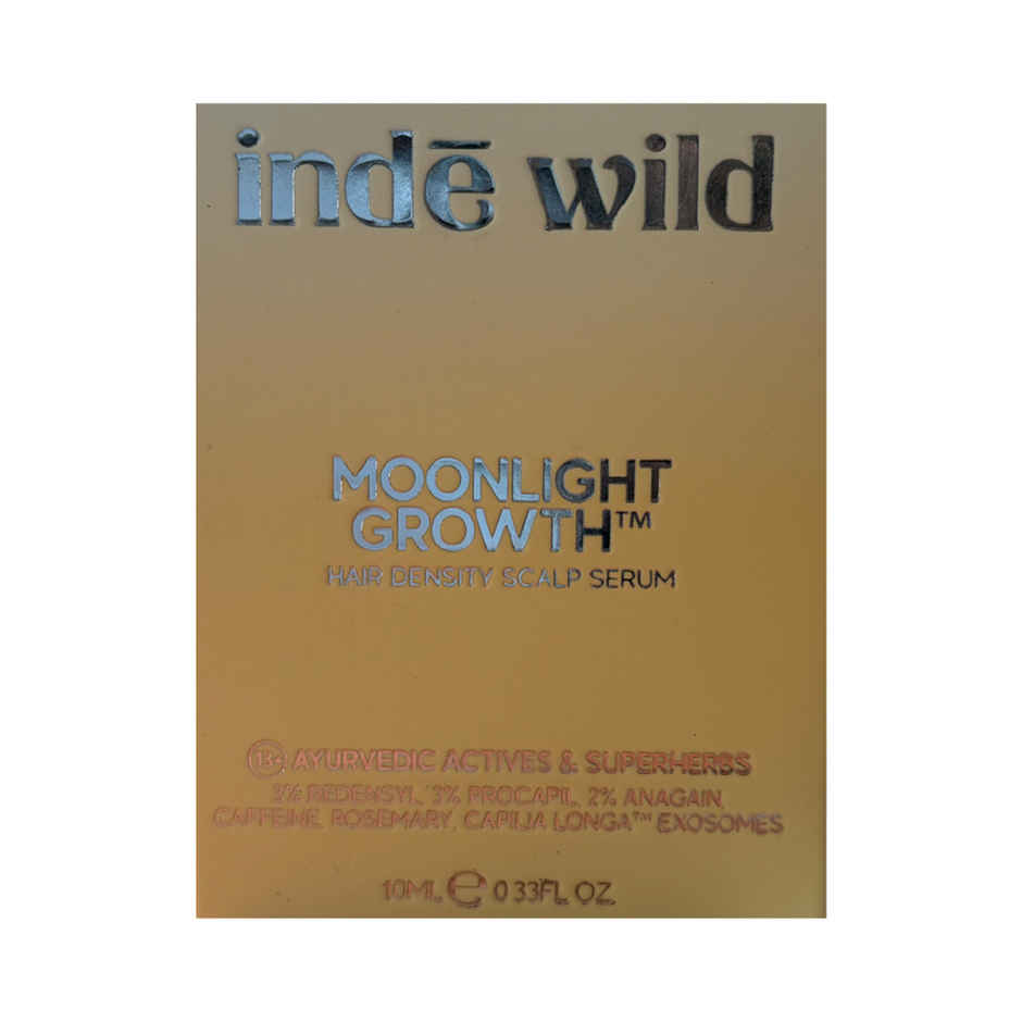 inde wild Moonlight Scalp Serum with Moringa, Bhringraj & Amla | Healthy Scalp & Hair Density