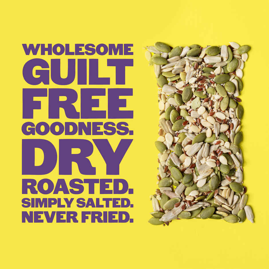 Bolas Roasted Seeds Mix | Protein Rich Mix | Pumpkin | Sunflower | Watermelon | Chia & Flax Seeds