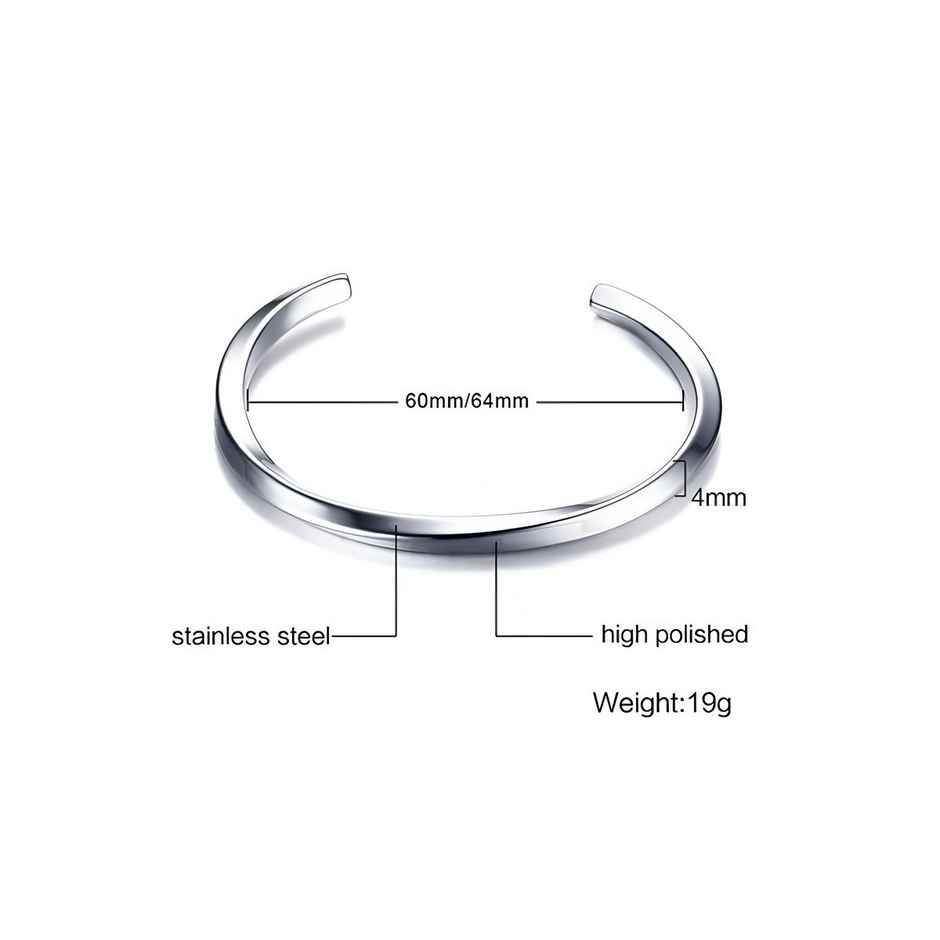 Fashion Frill Men's Western Bracelet Silver Onesize