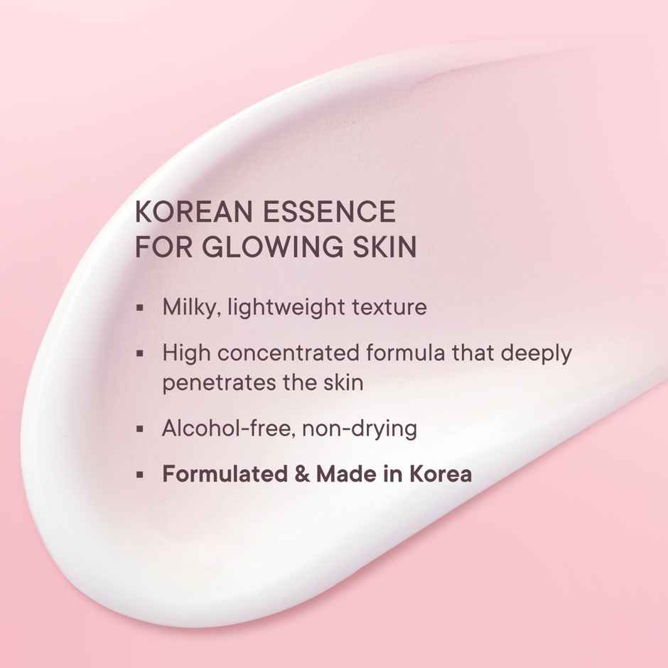 QUENCH Intense Brightening Korean Toner Face Essence with Cherry Blossom for Instant Glow