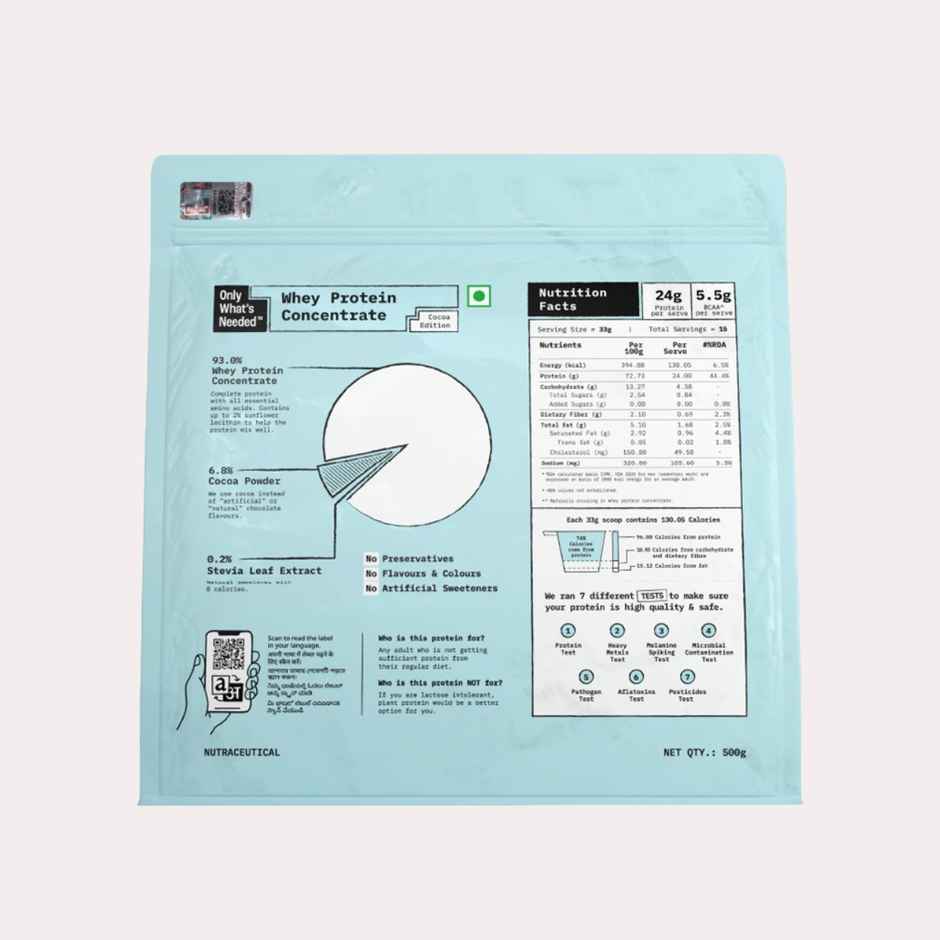 Only What's Needed 24g Whey Protein Concentrate