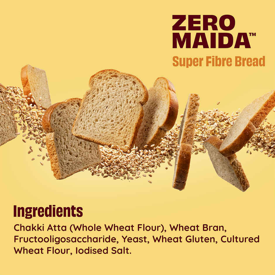 The Health Factory Zero Maida Super Fibre Bread