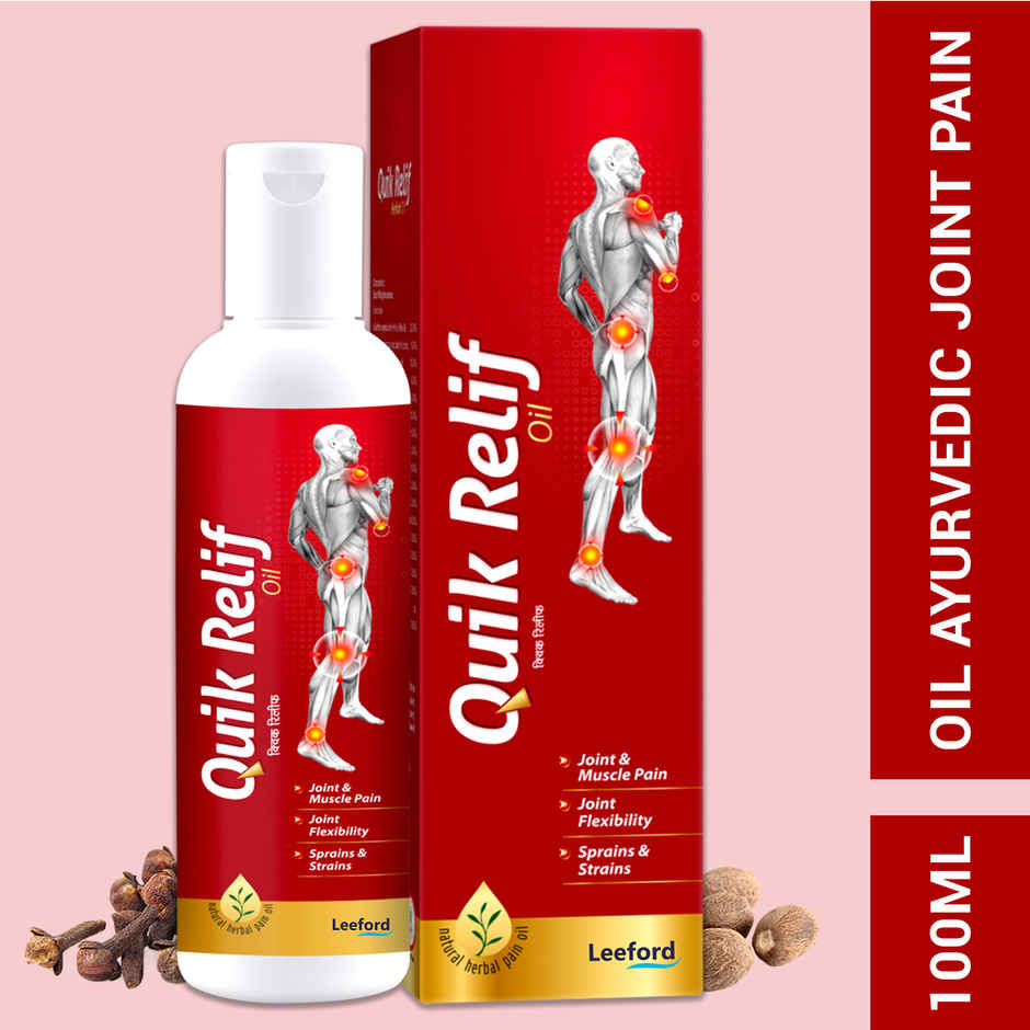 Quik Relif Pain Relief Oil | Ayurvedic Formula for Joints & Muscles | Deep Action Relief