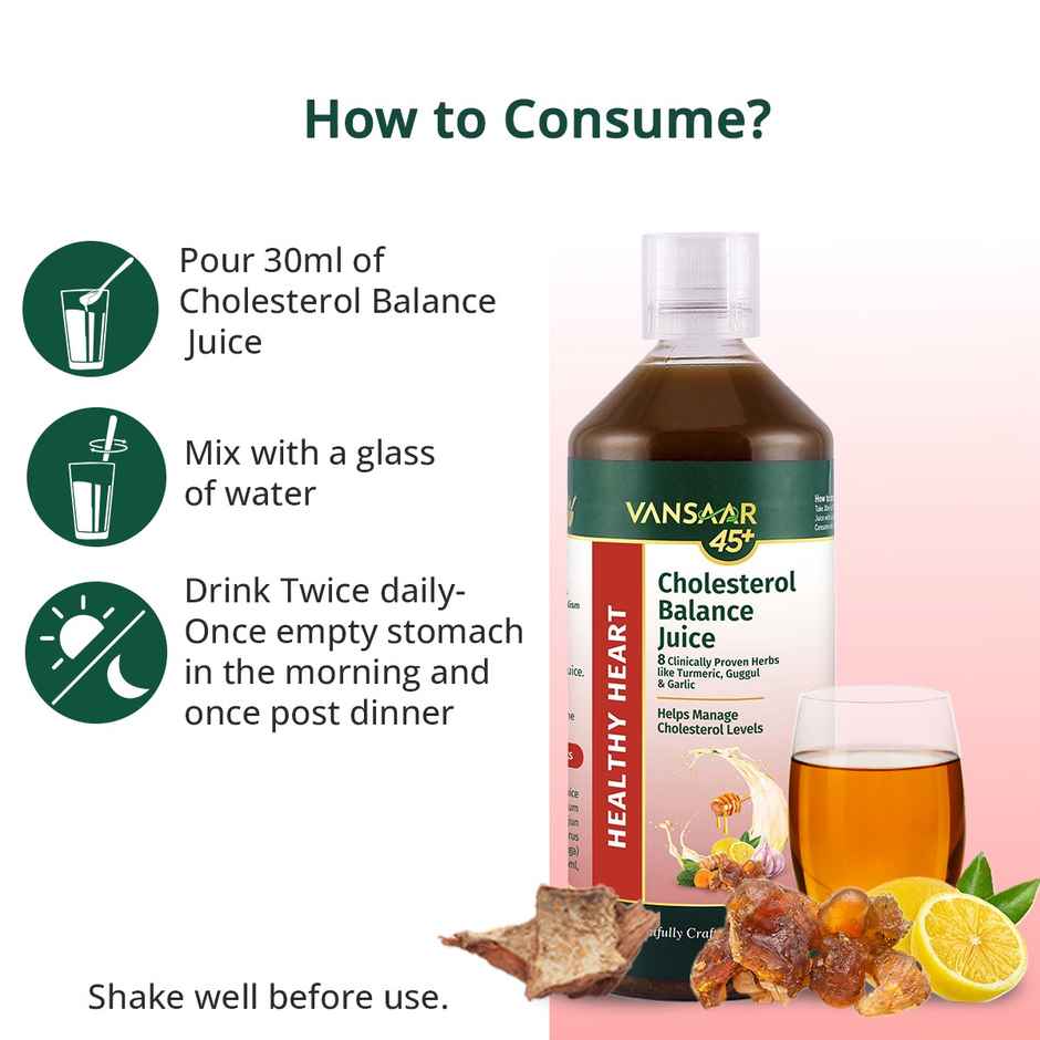 Vansaar 45+ Cholesterol Balance Juice