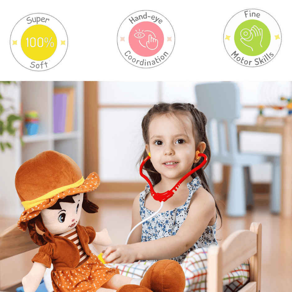 Toytales Winky Doll 60 cm|Soft Toy | Toy For Girls | Gift For Kids | Birthday Gift|For Girls