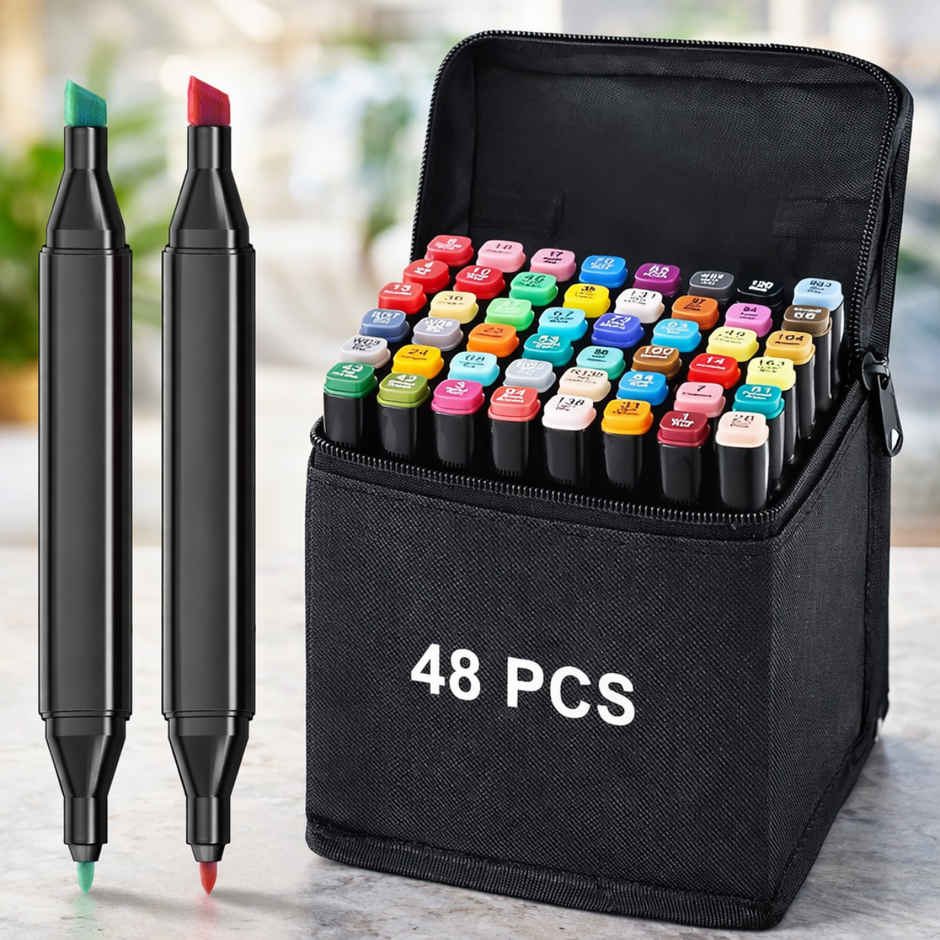 Fablue Dual Tip Art Marker Pen Set | Multicolor