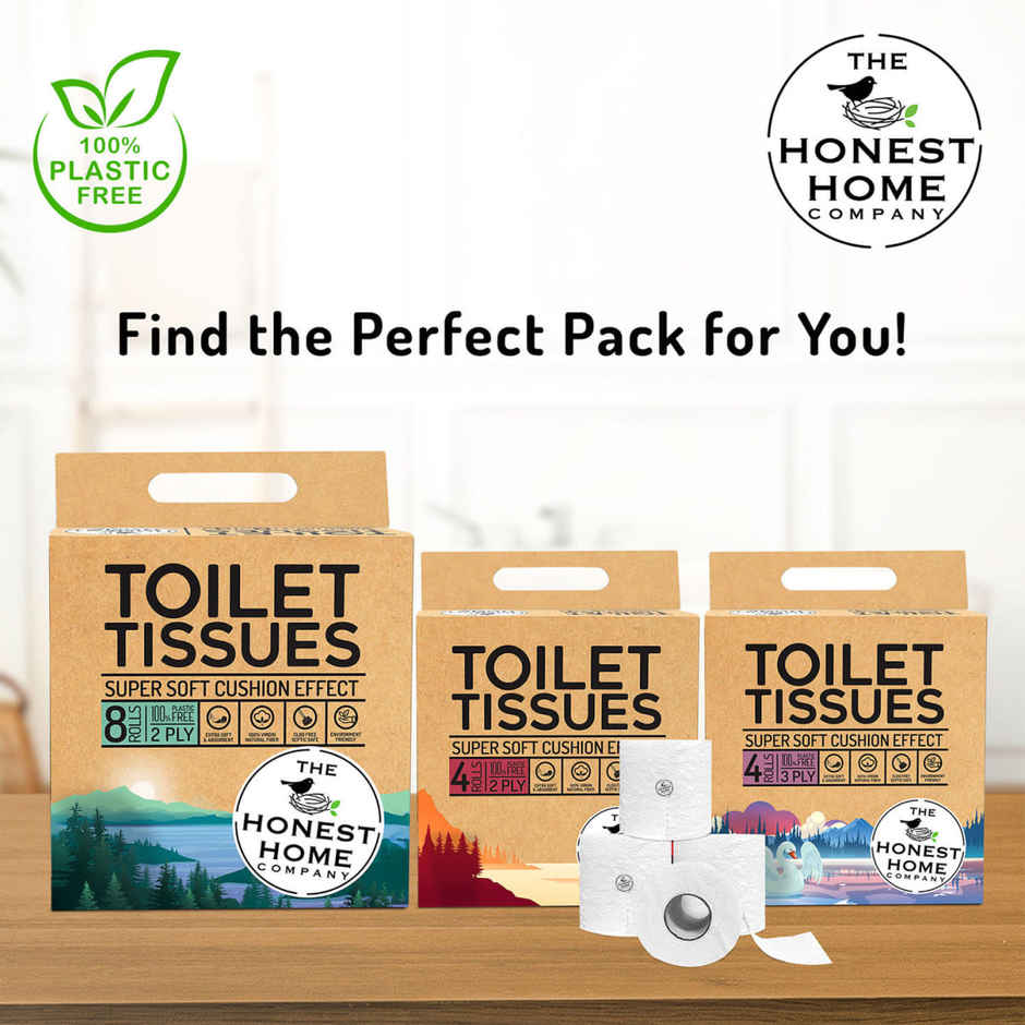 The Honest Home Company Toilet Tissues - Pack of 4