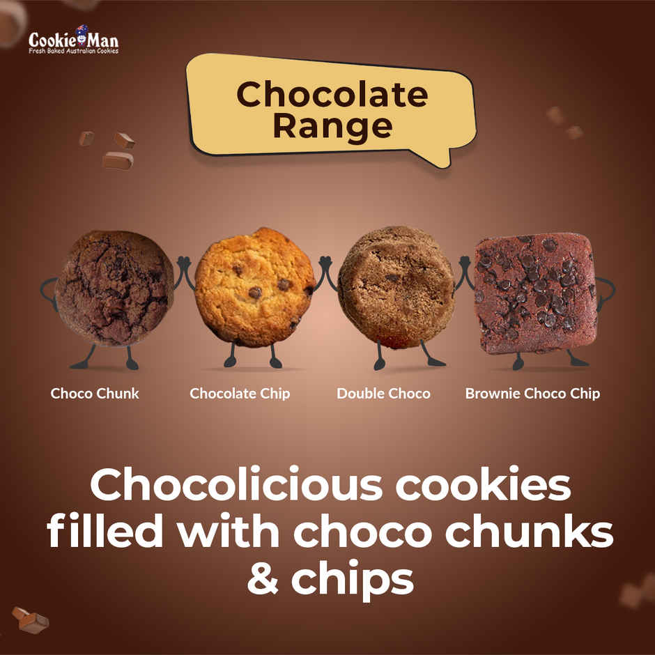 Cookie Man Choco Chip Chocolate Brownie