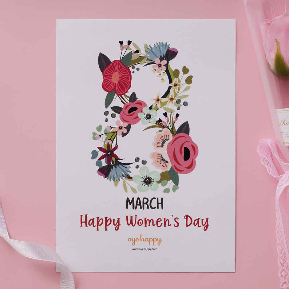 Happy Women's Day | Single Card | Oye Happy