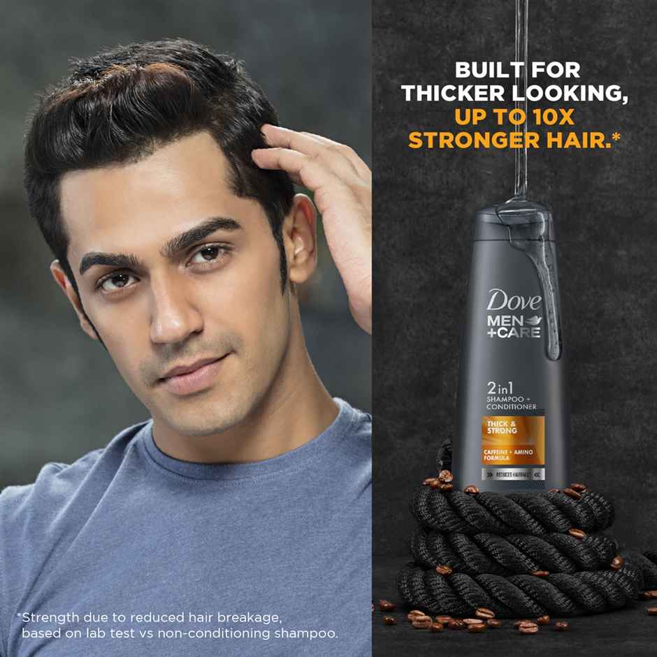Dove Men+Care Thick & Strong 2 in 1 Shampoo+Conditioner