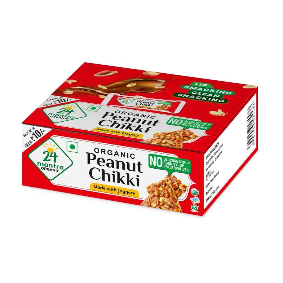 24 Mantra Organic Peanut Chikki