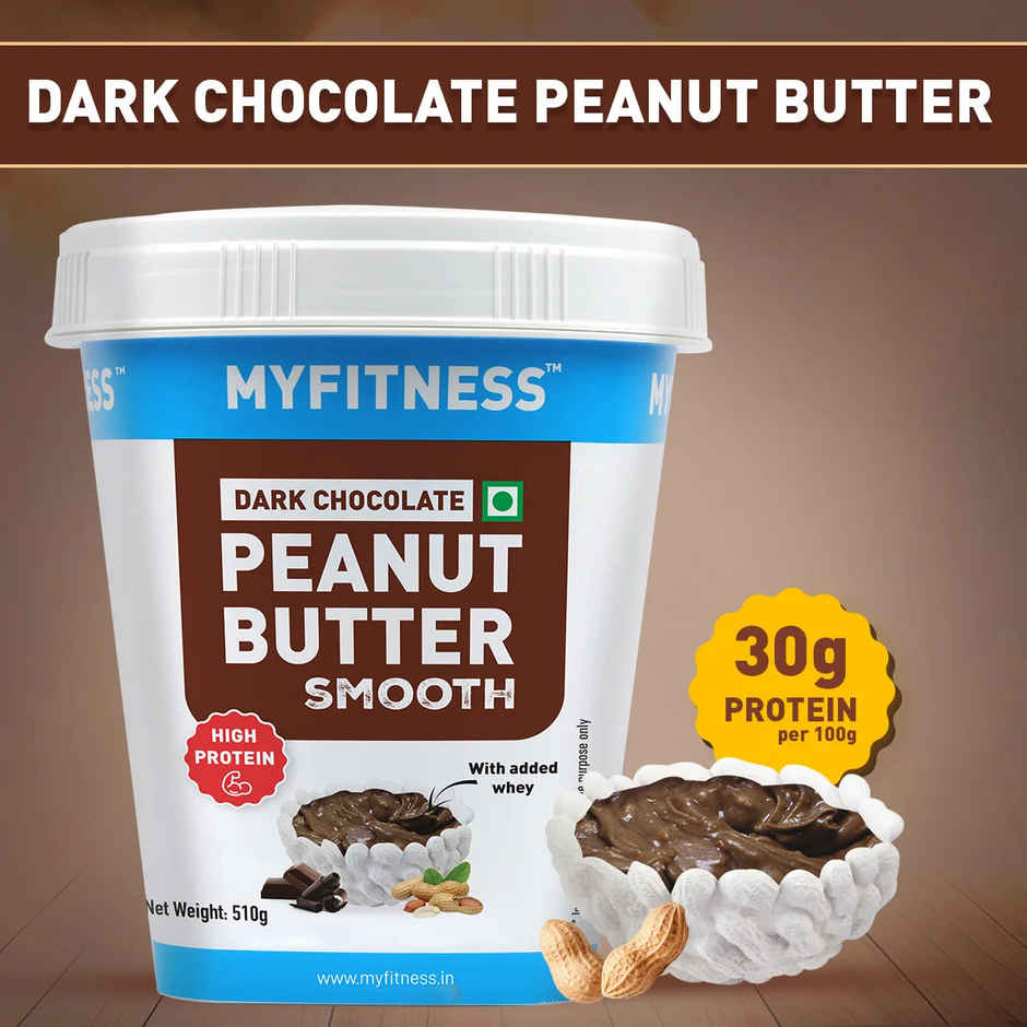 MyFitness High Protein Dark Chocolate Peanut Butter Smooth Spread