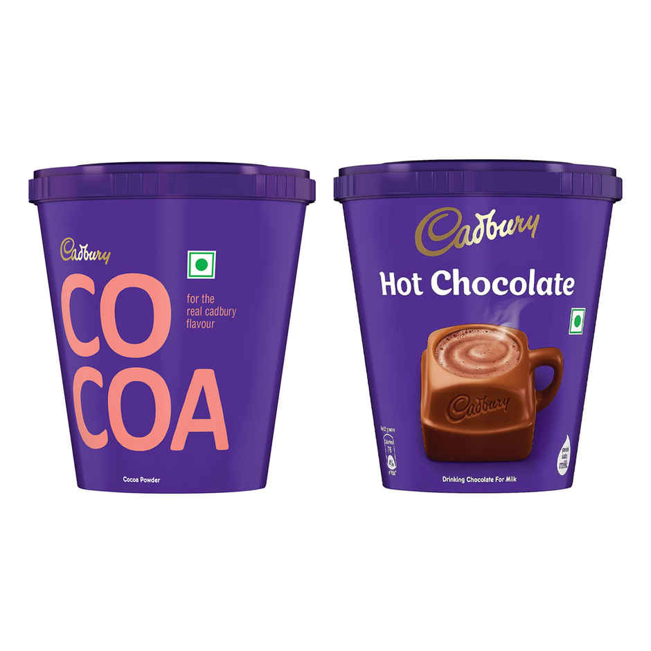 Cadbury Cocoa Powder(150gms) & Cadbury Hot Chocolate(200gms) Combo