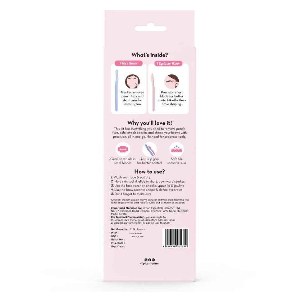 Plush Face and Brow Razor
