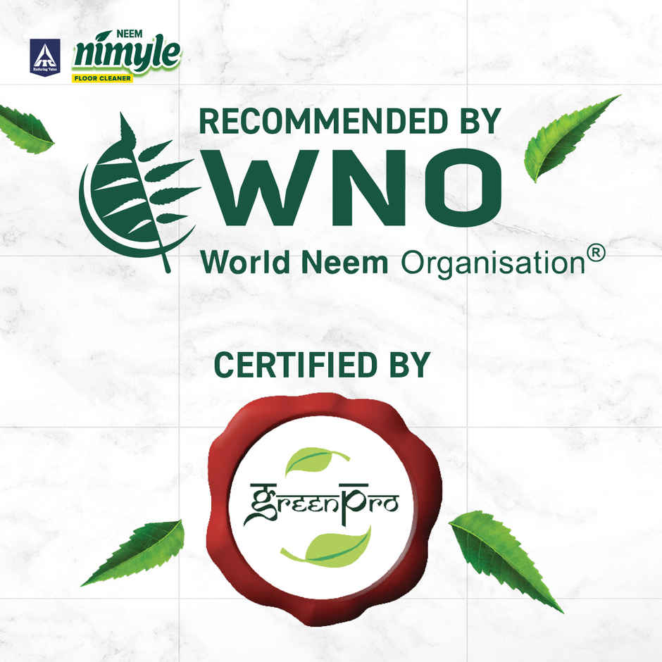 Nimyle Neem Kid & Pet Safe Lemongrass Floor Cleaner for 99.9% Anti-Bacterial Protection