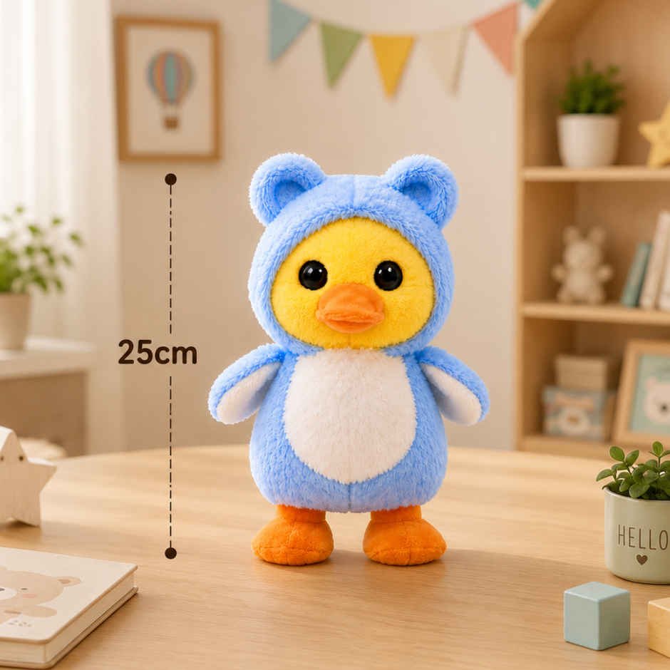 ToyTales Hoodie Duck Plush Toy | Stuffed Animal Soft Toy | Birthday Gift for Kids | Gift Baby | 25cm