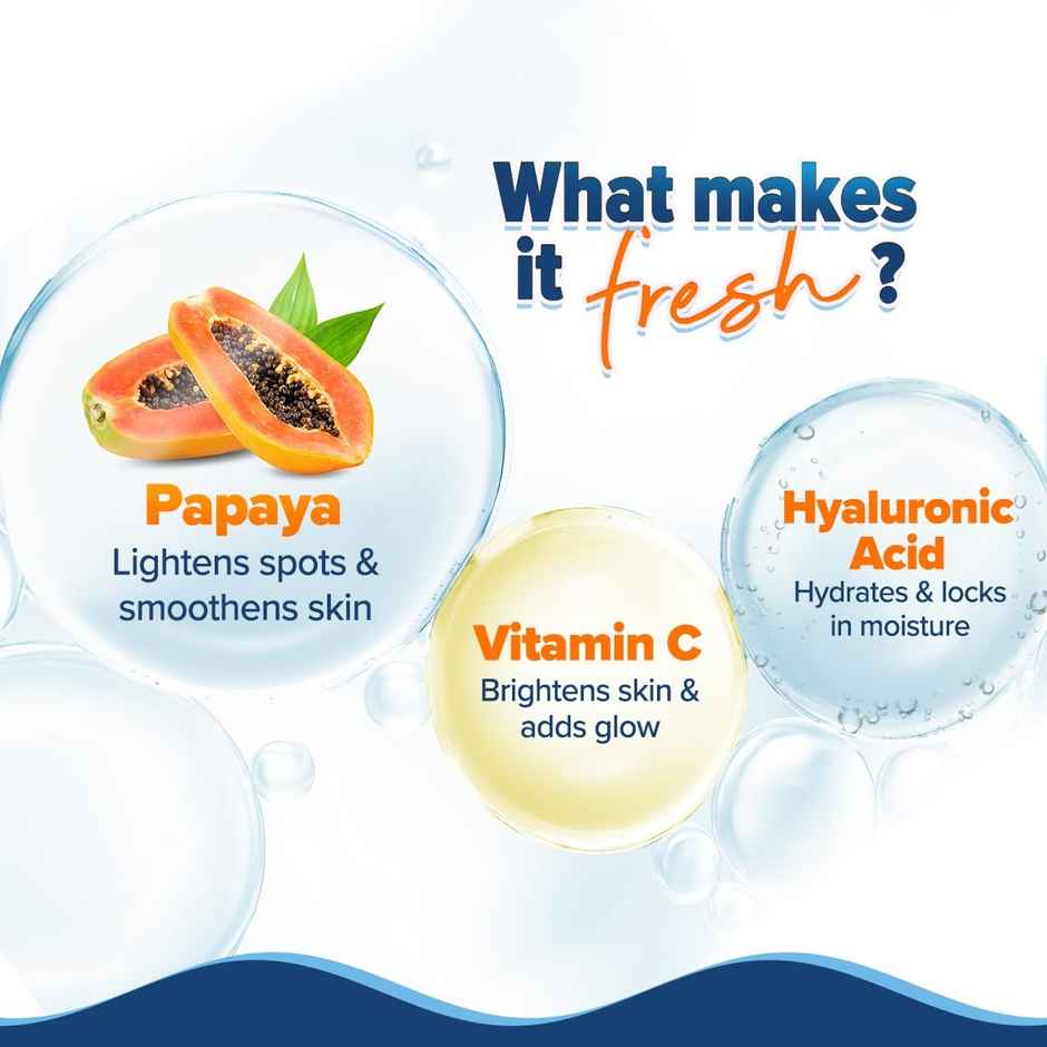 Aqualogica Glow+ Hydra Gel Moisturizer With Papaya & Vitamin C For 24 Hour Intense Hydration | Tested On GenZ