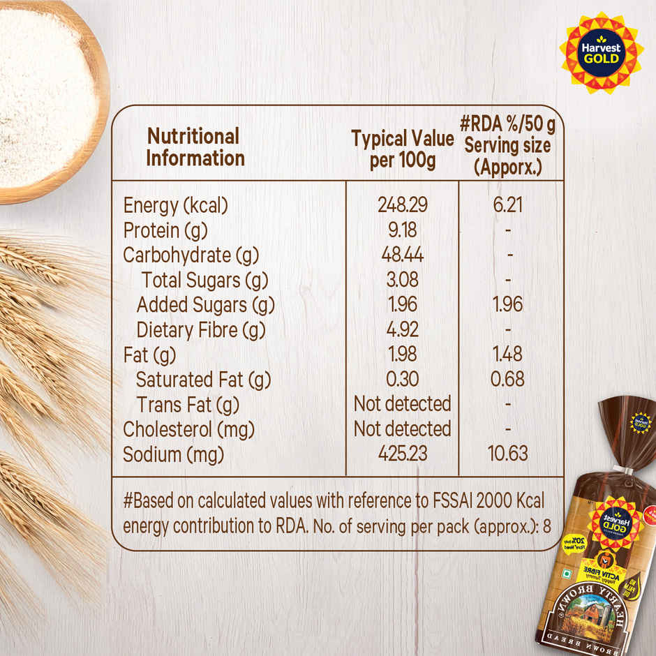 Harvest Gold - Hearty Brown Bread (No trans Fat)