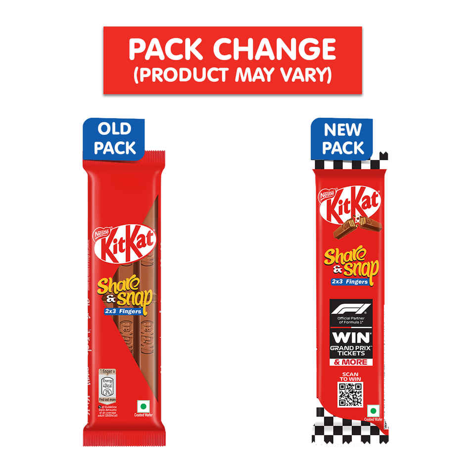 Nestle KitKat Share & Snap 2 x 3 Fingers Choco-Coated Wafer Bar