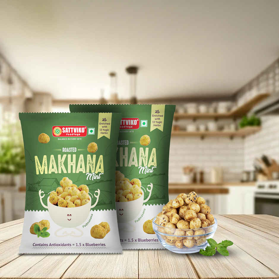 Sattviko Antioxidant Mint Roasted Makhana