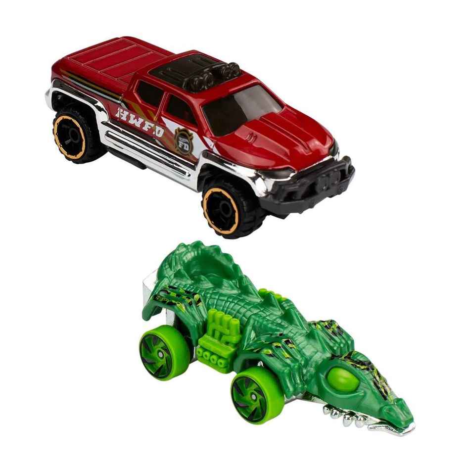 Hot Wheels 3Inch Die-Cast Pack Of 2 Assorted Cars, Boys, 3 Years+ ( Color May Vary)