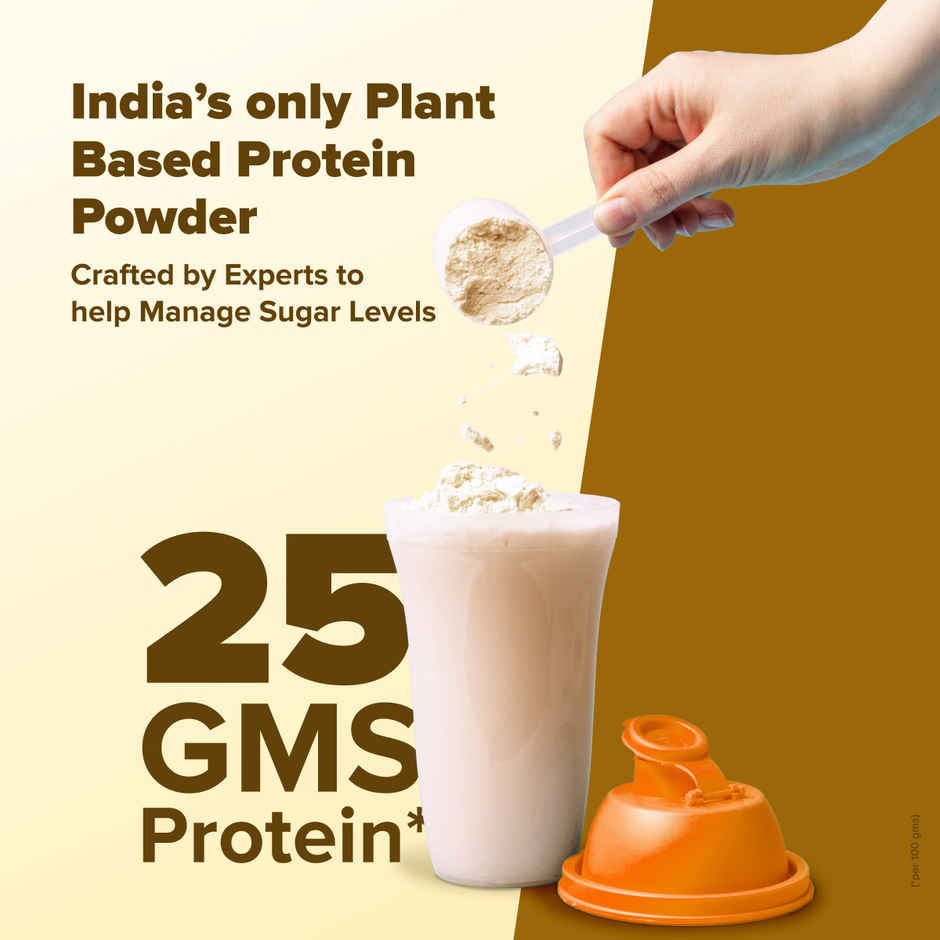 Sugar.fit Diabetes Protein Powder - Vanilla, Low GI Diabetes Care Drink for Blood Sugar Management