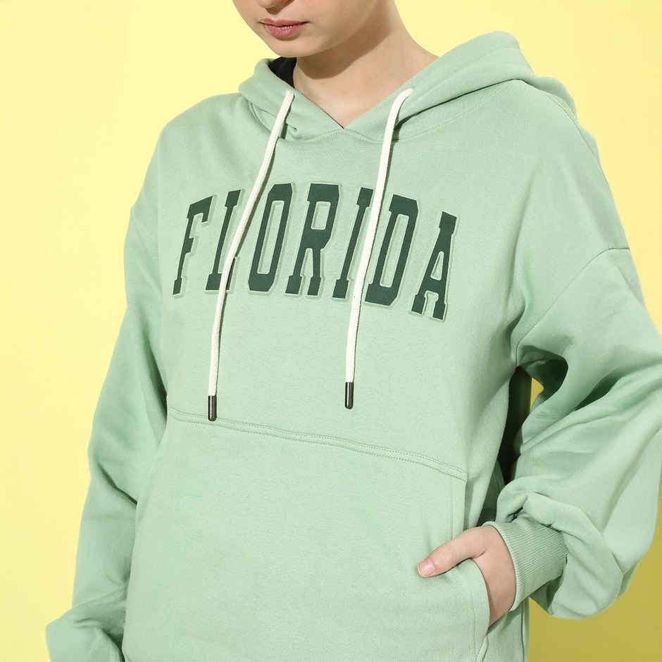 Dillinger Women's Sweatshirt | Dlwmnhd008P | Green - XS