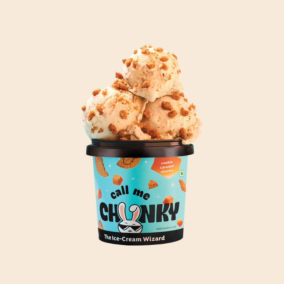 Call Me Chunky Cookie Caramel Charms Ice Cream Mini Tub