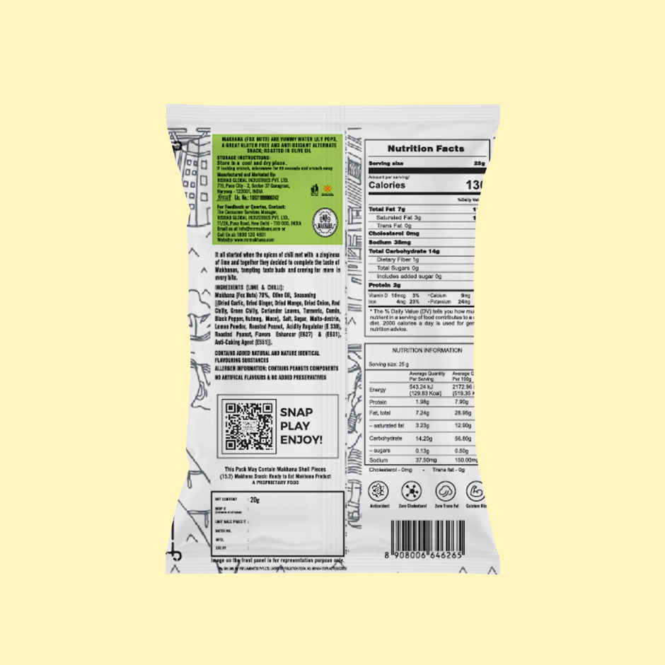 Mr Makhana Lime Chilli