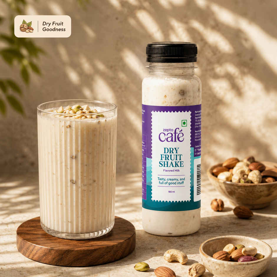 Dry Fruit Shake | Nutty & Creamy