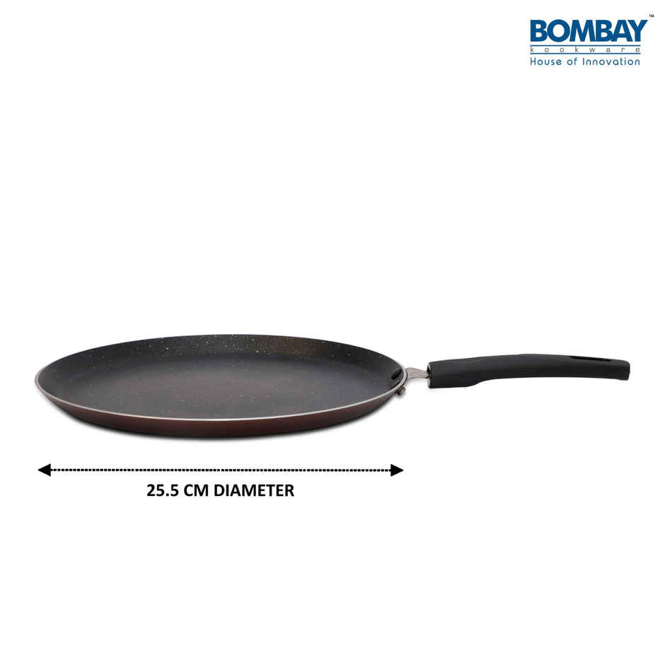 Bombay Kookware Dosa Tawa | 25.5 cm | Induction Compatible