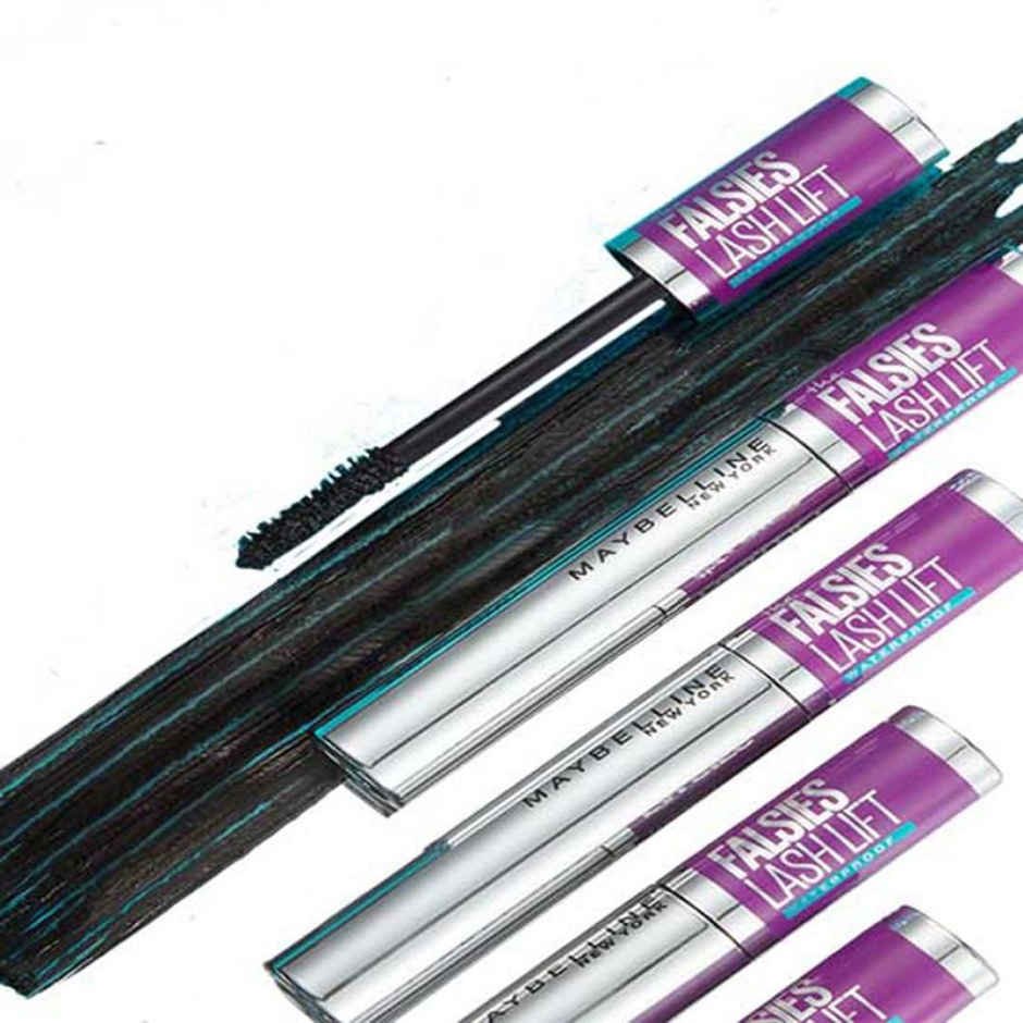Maybelline New York Mascara, No Clumps, Transfer-Proof, Volumizing, Falsies Lash Lift, Black