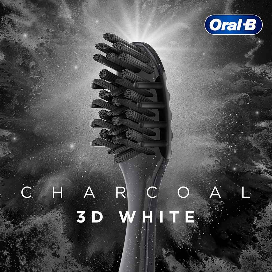 Oral B 3D White Charcoal Soft Toothbrush For Adults