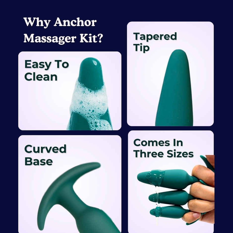 BoldEdge Anchor Kit Personal Massager Set for Backplay