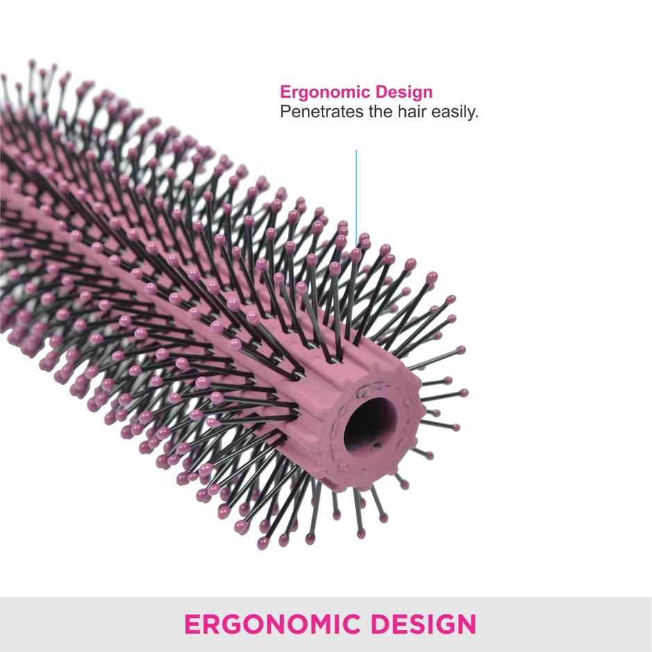 VEGA Round Hair Brush For Adding Curls | Volume And Waves In Hair| Men And Women | E6-Rb