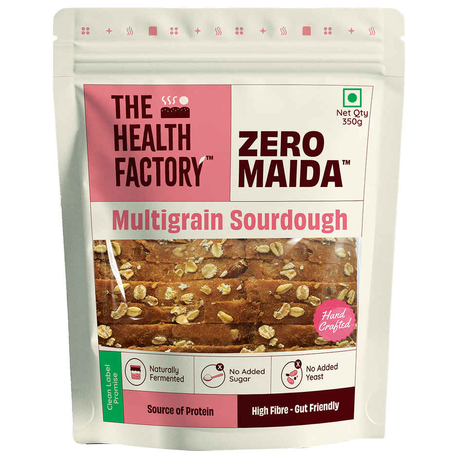 The Health Factory Multigrain Sourdough | Zero Maida | No Added Sugar | No Added Yeast
