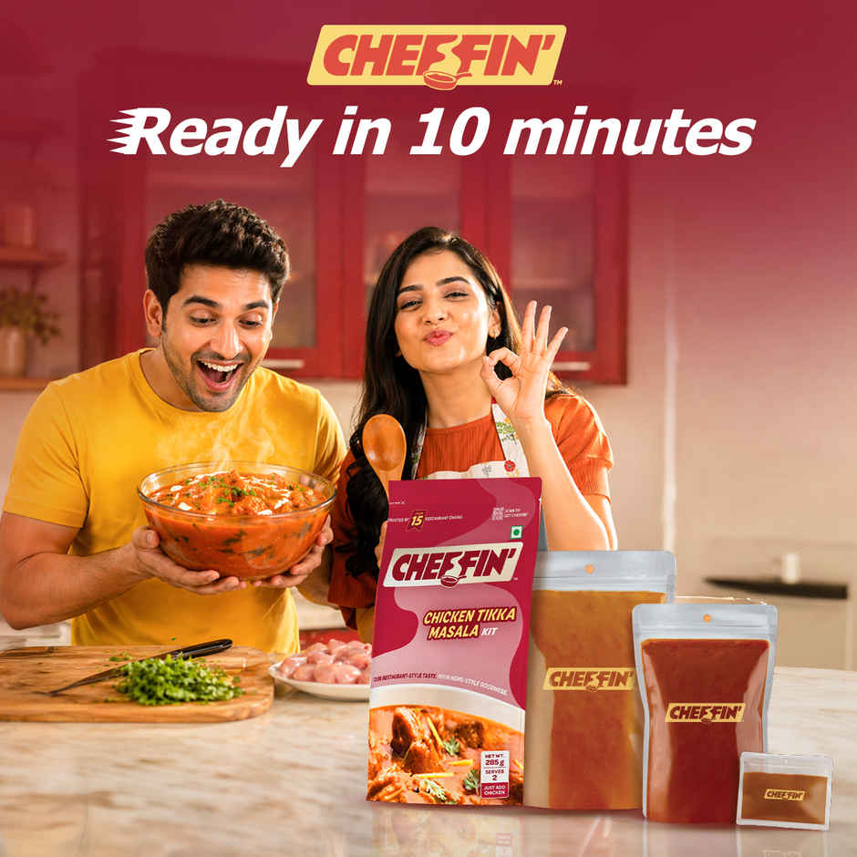 Cheffin' Ready to Cook Chicken Tikka | Add Fresh Chicken | Indian Curry | 10 Min